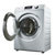 三洋（SANYO）DG-F90322BS 9公斤 变频滚筒洗衣机 NF全模糊控制，变频电机，95度高温杀菌 银色第2张高清大图