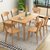 豫见美农 北欧风格实木餐桌椅组合长方形现代简约橡木小户型家用餐厅饭桌子(110*60单桌)第4张高清大图