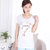 娇维安 夏季韩版女装体恤衫 镶钻数字图案圆领短袖t恤女(白色 均码)第5张高清大图