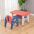 幼儿园桌椅儿童玩具桌椅子套装家用塑料宝宝学习书桌长方形小椅子(恐龙款柠檬黄一桌一椅 默认版本)第3张高清大图