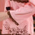 芬诗澜雅睡衣 春夏季长袖睡衣套装女士丝绸睡衣绣花家居服(XL)第4张高清大图