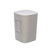 翻转式方形桶盖 家用带盖纸蒌厨房客厅卫生间垃圾桶(冰河灰 仰望鸟图案)第3张高清大图
