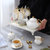 陶瓷咖啡具套装北欧式金边骨瓷咖啡杯茶壶茶杯托盘英式下午茶茶具(壶（英式全金） 默认版本)第2张高清大图