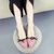 2017韩版女鞋春鞋新款尖头中跟鞋细跟浅口单鞋女OL通勤鞋子女(灰色 39)第4张高清大图