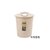 家用卧室卫生间垃圾桶 卡通无盖欧式纸篓 客厅厨房塑料创意垃圾桶(小号杏色)第8张高清大图