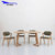 天米 TIMI 北欧白橡实木餐桌椅 1.4米餐厅家具 现代简约创意饭桌组合(原木色 1.4米餐桌+4把绿色PU凳面Z椅)第2张高清大图