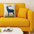 一米色彩沙发 布艺沙发 北欧中小户型 简约 休闲 现代 客厅 组合可拆洗 布沙发(香蕉黄 脚踏)第5张高清大图