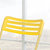 好事达 折椅会议靠背椅员工办公椅子电脑椅(灵秀钢折椅（黄色） 46*46*80cm)第3张高清大图