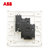 ABB开关插座面板 永致系列 白色 16A一开三孔带开关空调插座 AH228第3张高清大图