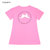 CaldiceKris（中国CK）粉色字母翅膀T恤裙CK-FS3630(粉红色 160)第2张高清大图