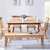 TIMI 天米 北欧实木餐桌椅 全白橡木餐桌椅组合 白橡木一桌四椅 家用饭桌组合(原木色 1.5米餐桌+4把椅子)第2张高清大图