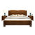 亚格林   中式 床 实木床1.8米双人床主卧1.5米卧室大床 橡木(床)第5张高清大图