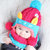 秋冬婴儿护耳帽新生儿男童女童宝宝毛线帽小孩0-3-6-12个月儿童围巾围脖套1-2岁加绒(红色 其他)第4张高清大图