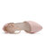 莱卡金顿 新款凉鞋女夏性感中跟高跟鞋欧美时尚细跟包头浅口单鞋子6047(粉红色 35)第5张高清大图