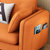 一米色彩 沙发 北欧客厅家具 布艺沙发 可拆洗日式小户型三人位 懒人沙发(橙色 三人位旗舰版)第3张高清大图