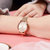 阿玛尼手表 简约时尚米兰编织钢带 石英表AR1956 玫瑰金女表(粉色)第5张高清大图