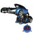 双鹰 遥控车变形玩具机器人对战模型充电跑车 儿童汽车男孩礼物漂移赛车(E547遥控变形对战-布加迪)第2张高清大图