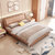 a家家具 现代简约中式实木床1.5米1.8架子床婚床卧室双人床高箱床(床 1.8*2米)第3张高清大图