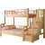 木巴子母床木质高低床上下床双层床铺省空间儿童床成人组合床(原木色C334爬梯款 默认)第5张高清大图