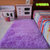 客厅茶几地毯卧室床边地毯飘窗地毯榻榻米地毯(长毛浅紫色)第3张高清大图