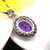 梦克拉 S925银紫水晶水滴吊坠 晶彩(白色 女款)第3张高清大图