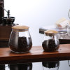 卓宜佳居（ZJOY)厨房蘑菇造型精致玻璃储物罐杂粮密封罐食品收纳罐茶叶罐咖啡豆罐子(容量400毫升1只装)