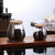 卓宜佳居（ZJOY)厨房蘑菇造型精致玻璃储物罐杂粮密封罐食品收纳罐茶叶罐咖啡豆罐子(容量400毫升1只装)第2张高清大图