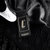 拉夏贝尔2017冬新款纯色针织A字裙收腰提花蕾丝短裙半身裙10009345(黑色 M)第4张高清大图