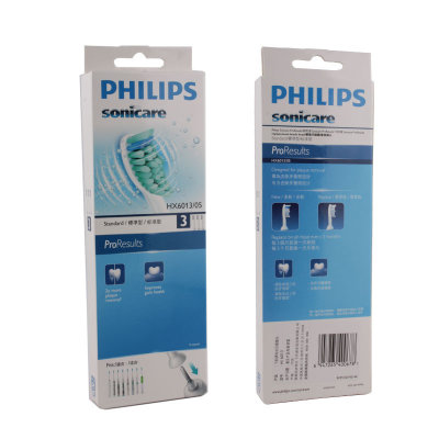 飞利浦（Philips）HX6013 电动牙刷刷头 3支装 适用HX6730 HX3120 HX6511 HX3110