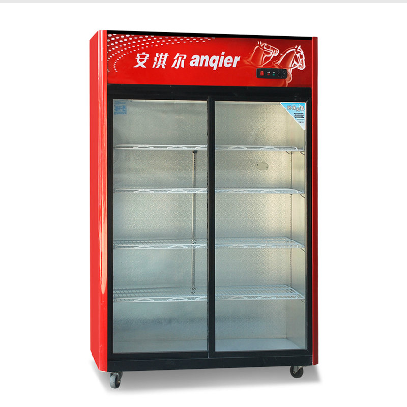 安淇尔anqierlc580立式饮料柜冰柜立式展示柜饮料柜冷藏柜保鲜柜便利