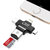 苹果手机读卡器四合一TF卡iPhone5/6s/7 type-c USB多功能读卡器(846-金属_+12)(USB2.0)第3张高清大图