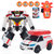 变形汽车飞机机器人玩具带发射器车模型手办拼装套装儿童男孩玩具(333-16)第4张高清大图