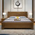 曲尚 床 实木床 双人床 现代中式实木床 1.5米1.8米床 卧室家具组合 木质婚床1403(尺寸颜色备注 实木床)第3张高清大图