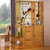 乔林曼兰 酒柜 中式现代玄关柜 间厅柜屏风隔断柜 双面实木柜(榉木色)第4张高清大图