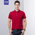 罗蒙夏季新款男士短袖t恤商务polo衫(红色 185/56)第2张高清大图