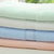 洁丽雅（单条装）全棉面巾毛巾素色螺旋缎档浴巾140*70cm   6248(绿)第5张高清大图