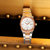 OLMA奥尔马瑞士原装进口镀金镶钻女士机械手表K202.0309.003(白色 钢带)第3张高清大图