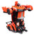 美致感应变形机器人 遥控汽车赛车跑车金刚机器人充电动儿童玩具男孩(兰博橙感应变形)第3张高清大图