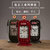 莎芮 欧美式复古铁艺加油站模型钟表座钟创意客厅卧室静音时钟台钟摆件(F03B红色)第3张高清大图