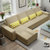 优涵客厅家具现代简约休闲布沙发小户型布艺可拆洗沙发(指定图片的颜色 三人位)第4张高清大图