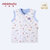 小米米minimoto男女宝宝绗缝夹棉按扣背心儿童马甲外套(粉红 100cm（2-3岁）)第3张高清大图