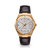 OLMA奥尔马瑞士原装进口夜光指针皮带男士机械手表k102.0507.108(金色 皮带)第5张高清大图