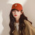 升级版韩版字母P棒球帽女生软顶运动帽子脏橘色显白百搭鸭舌帽男(绿色 均码(55-61cm)可调节)第2张高清大图