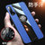 华为nova6手机壳新款布纹Nova6商务磁吸指环NOVA6保护套防摔全包(蓝色 Nova6 5G)第5张高清大图