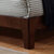 紫茉莉 1.8米双人床 卧室家具 实木床 北欧床 全实木床(原木色 裸床+椰棕床垫*1床头柜)第3张高清大图