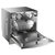 林内(Rinnai) WQD8-AG 嵌入式洗碗机 钢化玻璃 黑 智能控水 独立软水系统第5张高清大图