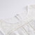 镂空水溶蕾丝无袖沙滩长裙白色连衣裙(白色 XL)第4张高清大图