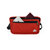 MASCOMMA 贴身腰包证件包护照包 防盗腰包BS01006(红色)第4张高清大图