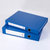 惠普生（NEWHOPSON）塑料档案盒A4牛皮纸文件资料盒财务凭证管理盒文件夹收纳盒  10个装(80MM(带夹))第4张高清大图