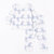 Petitkami2021秋冬婴童马戏团老虎鹦鹉圆领长袖长裤分体套装(100 淡蓝色鹦鹉印花套装)第4张高清大图
